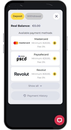 Indbetalingsmetoder på online casino