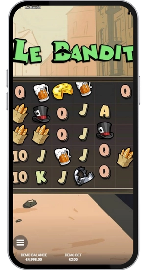 Gameplay i Le Bandit Slot