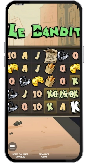 Spelomgång i Le Bandit Slot